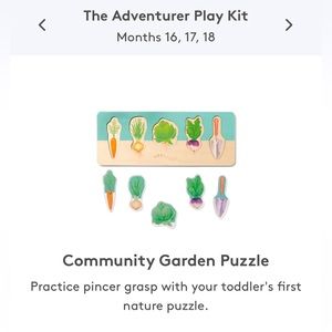 Lovevery Community Garden Puzzle